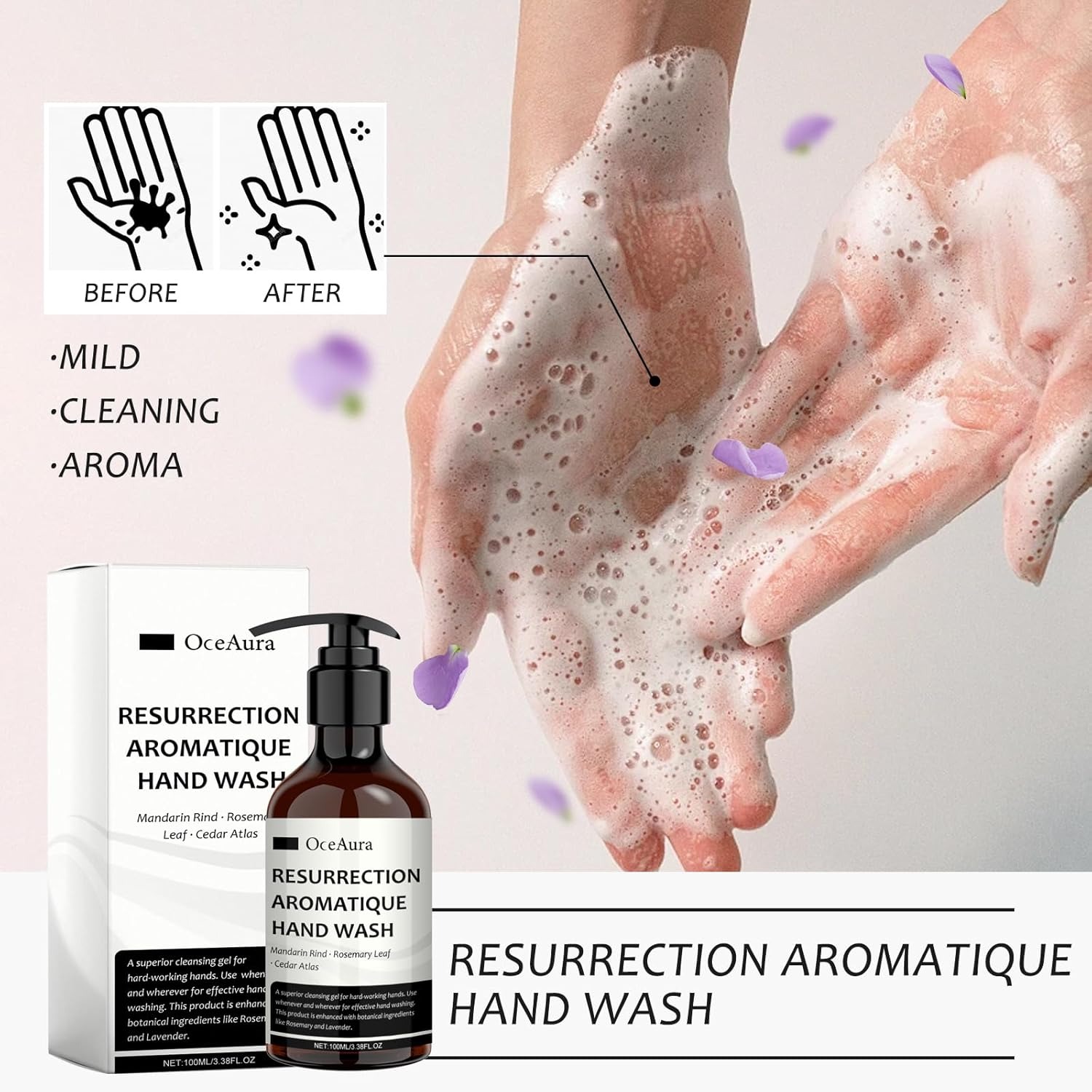 100ML Aromatic Hand Sanitizer  - огляд і ціна Perfume Fragrance Soap