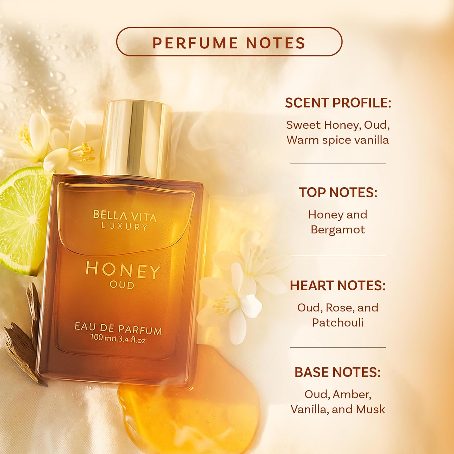 BellaVita Luxury Honey Oud EDP - огляд і ціна Perfume Fragrance Families