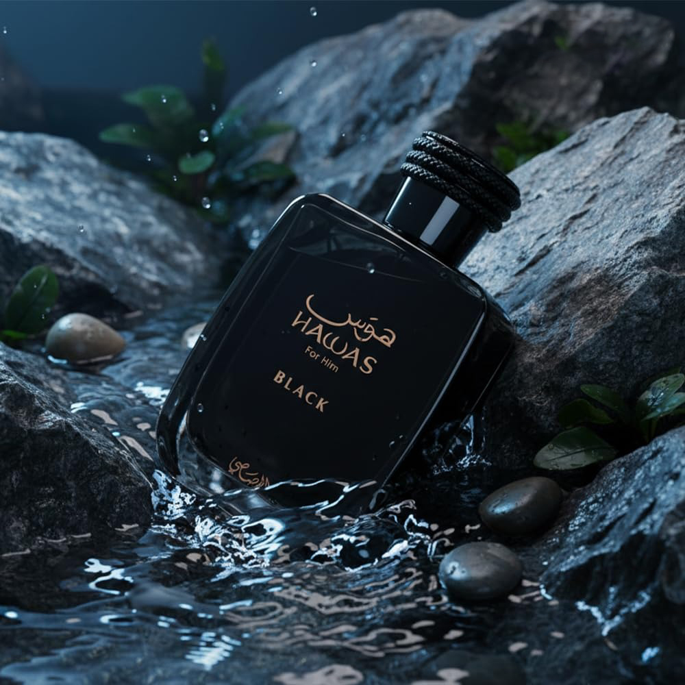 Hawas Black by Rasasi for Men  - огляд і ціна Perfume Fragrance Man