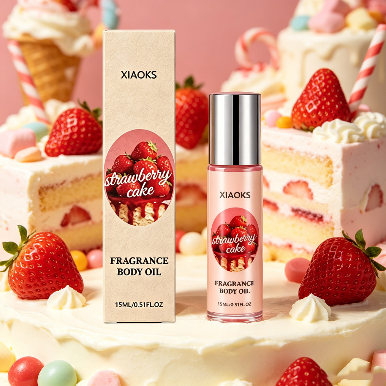 1 Bottle of Strawberry Cake Sw - огляд і ціна Perfume Floral Fragrance